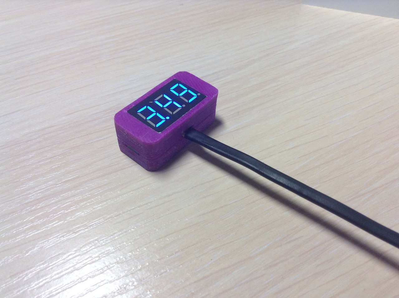 Case for electonic voltmeter