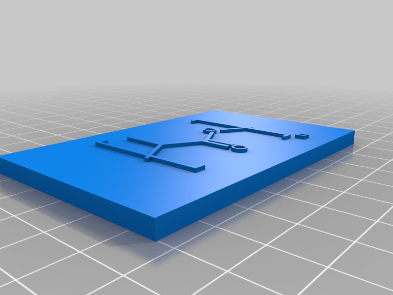 Ender 3 LCD cover PLA molecule