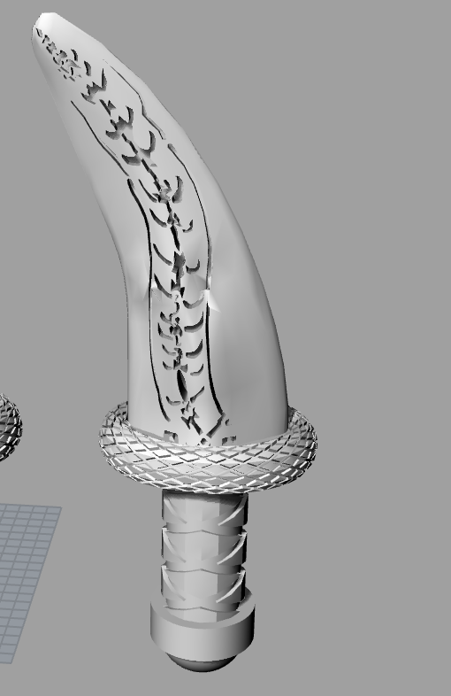 Lego Ninjago Life Size Prop - Silver Fang Blade