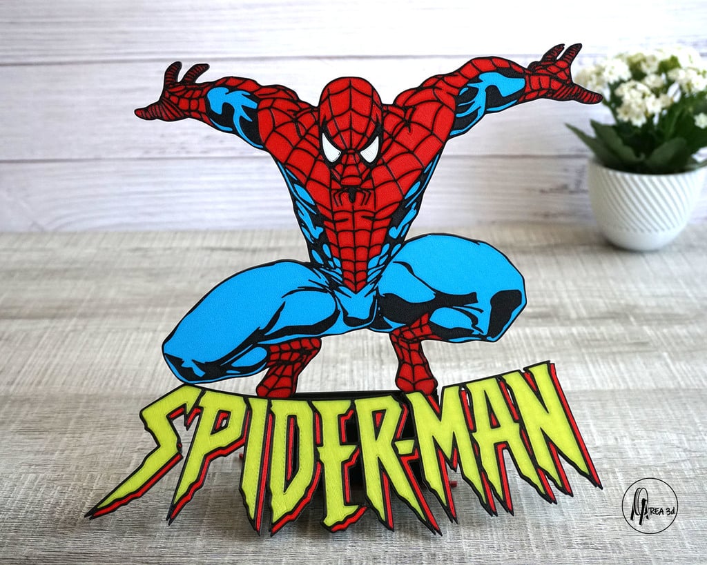Spiderman Logo + Stand