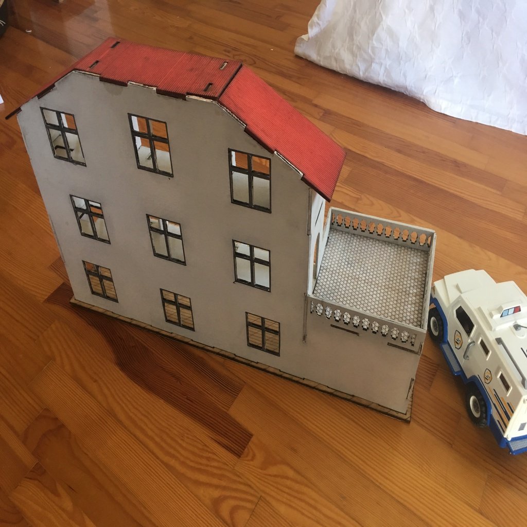 House for Playmobil Laser Cutting