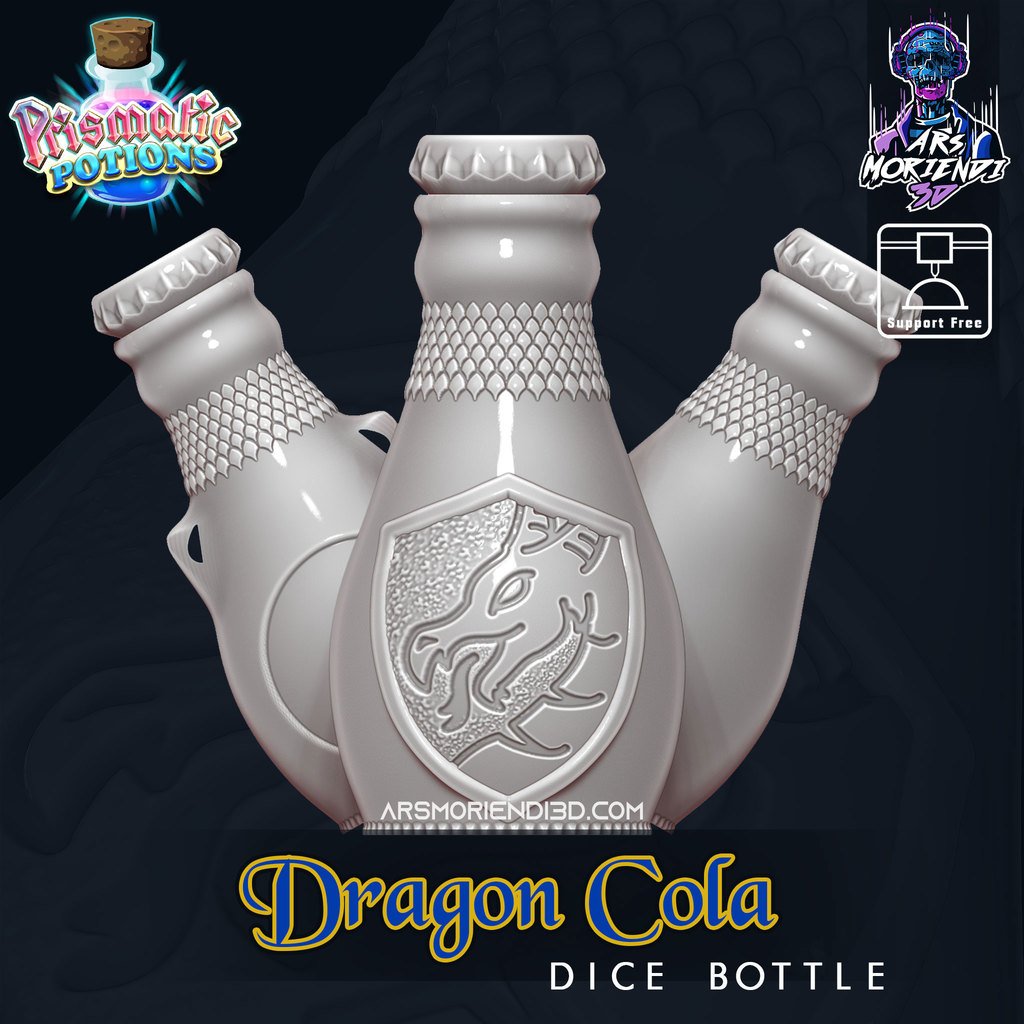 Dragon Cola - Prismatic Potions - Dice Bottle