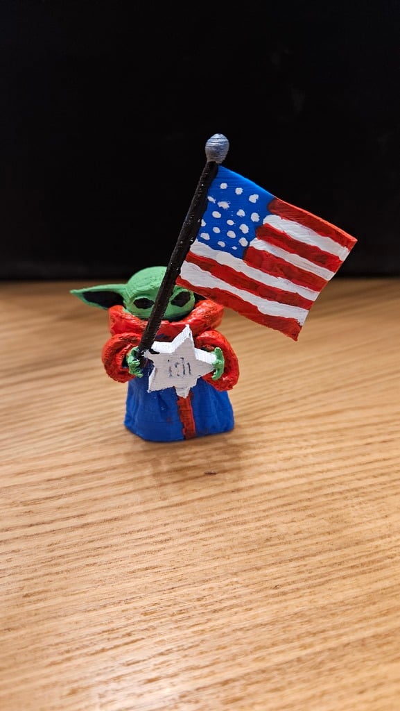 4th of July Baby Yoda