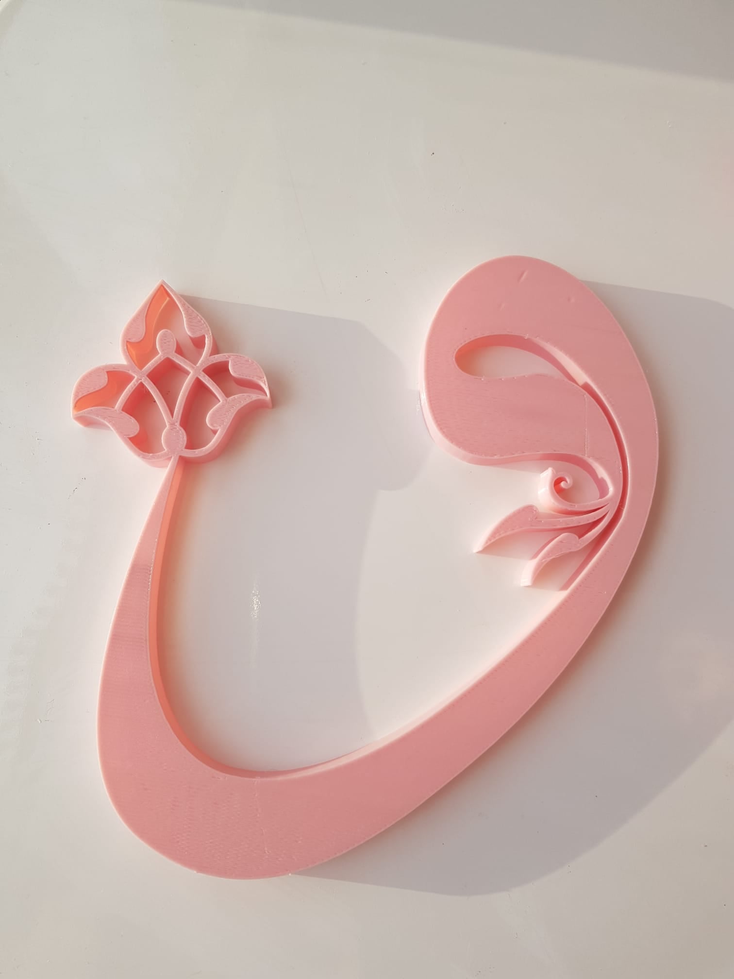 Vav Harfi hat calligraphic letter 3d