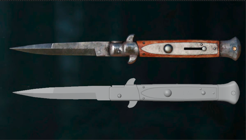 Ellie knife prop from the videogame The last of us