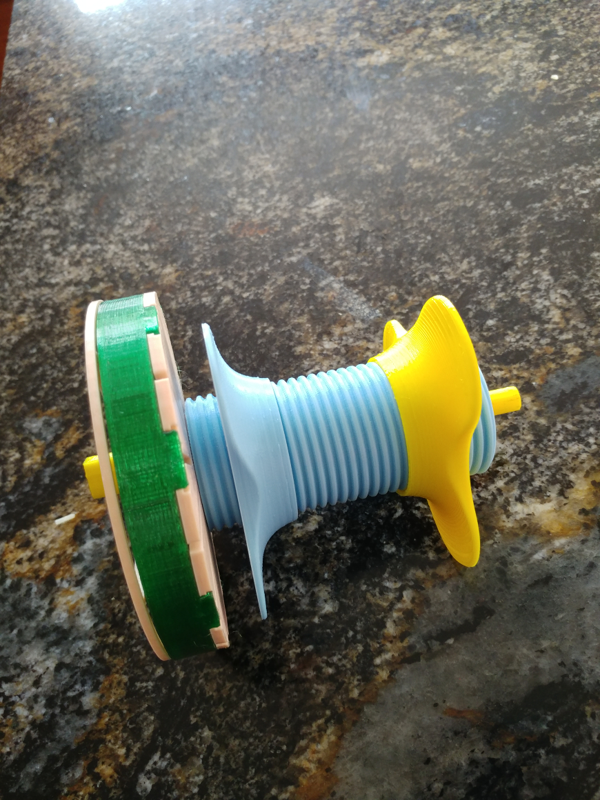 Universal Threaded Spindle for Auto-Rewind Spool Holder