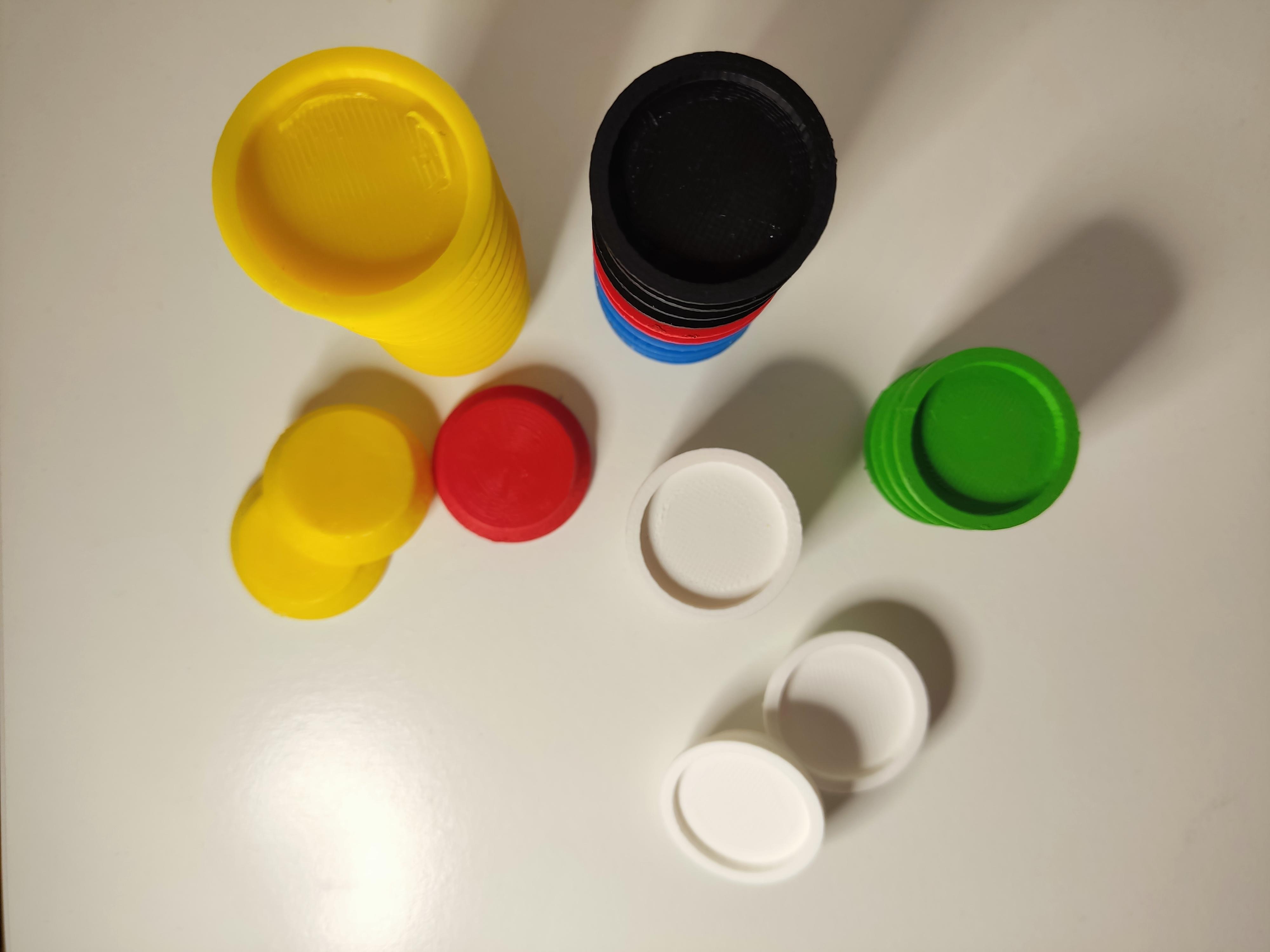 Game stackable token