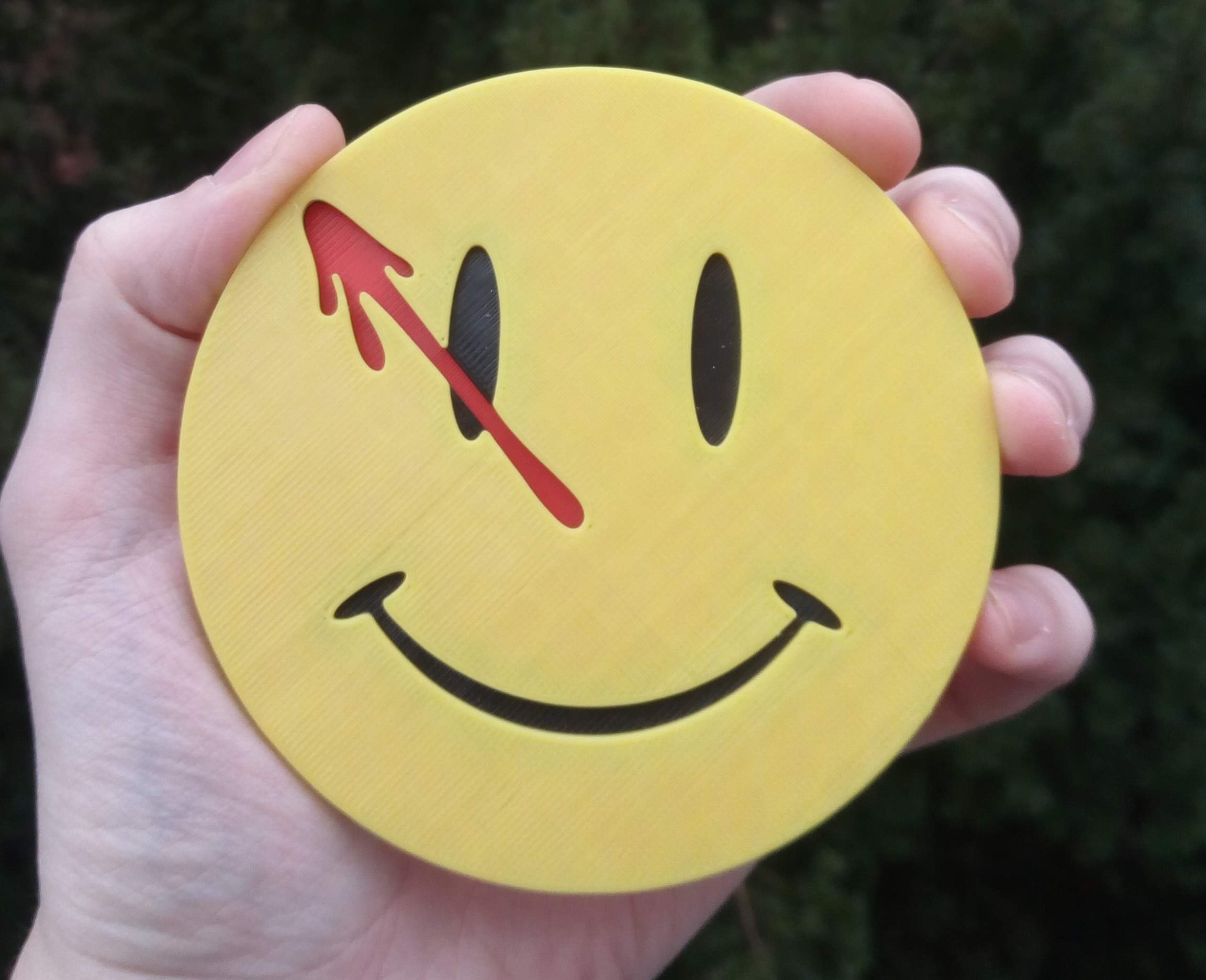 Watchmen Comedian Coaster (Cup Plate)
