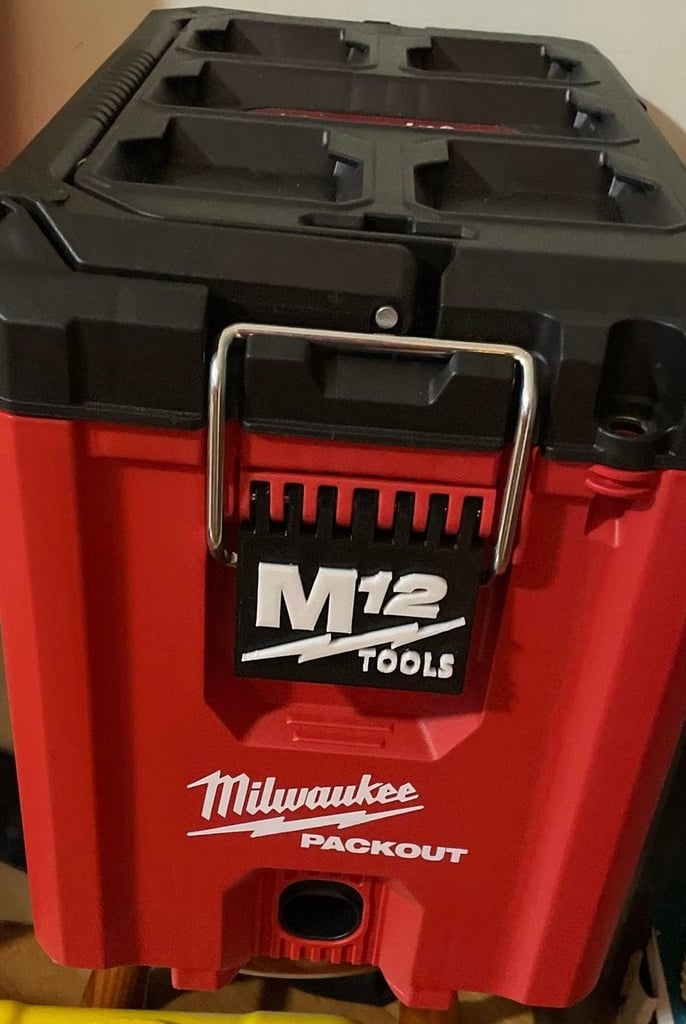 Milwaukee Packout Compact tool Box Latch Ammo Can for M12 Tools