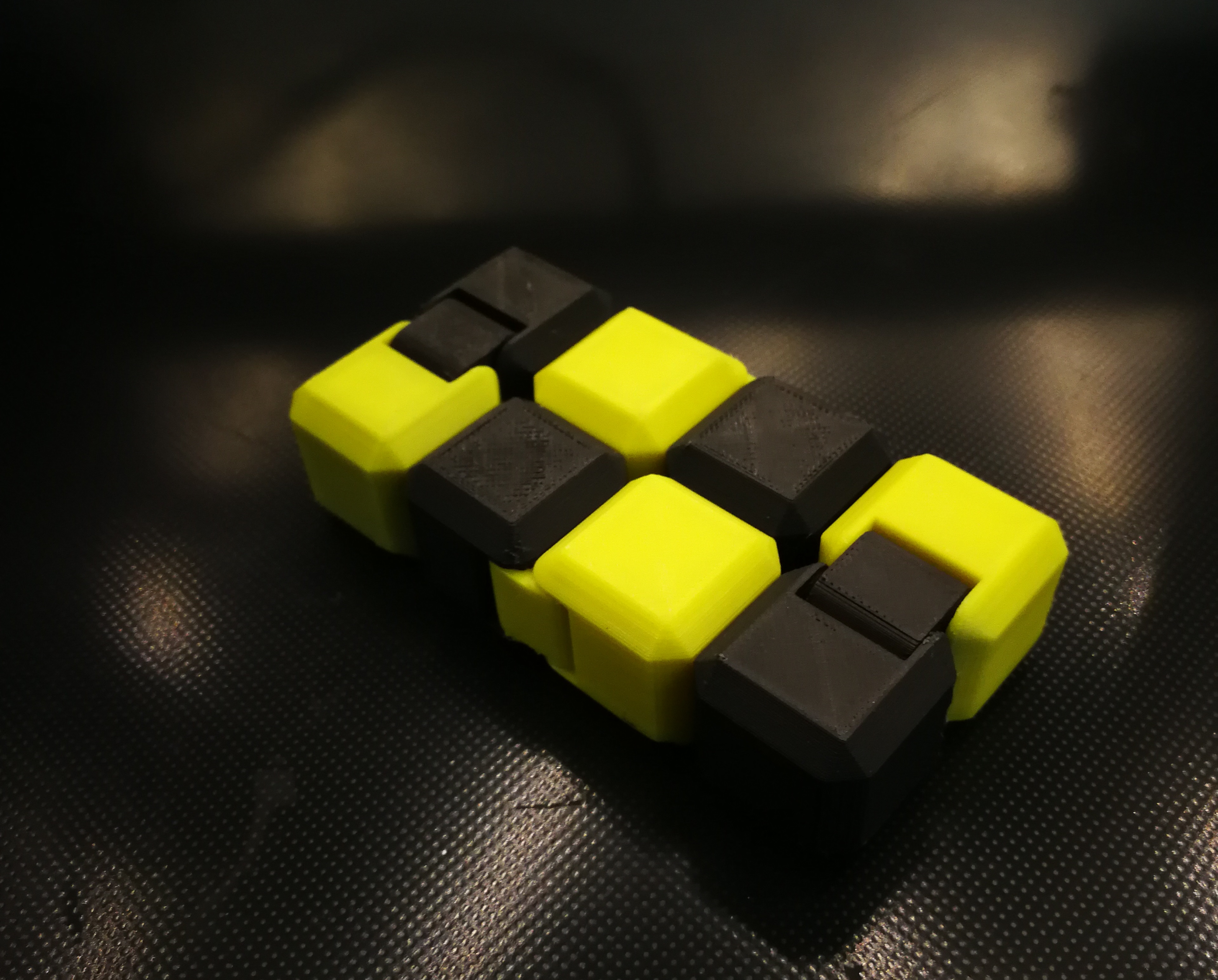 Yet Another Fidget Infinity Cube v2-dual color