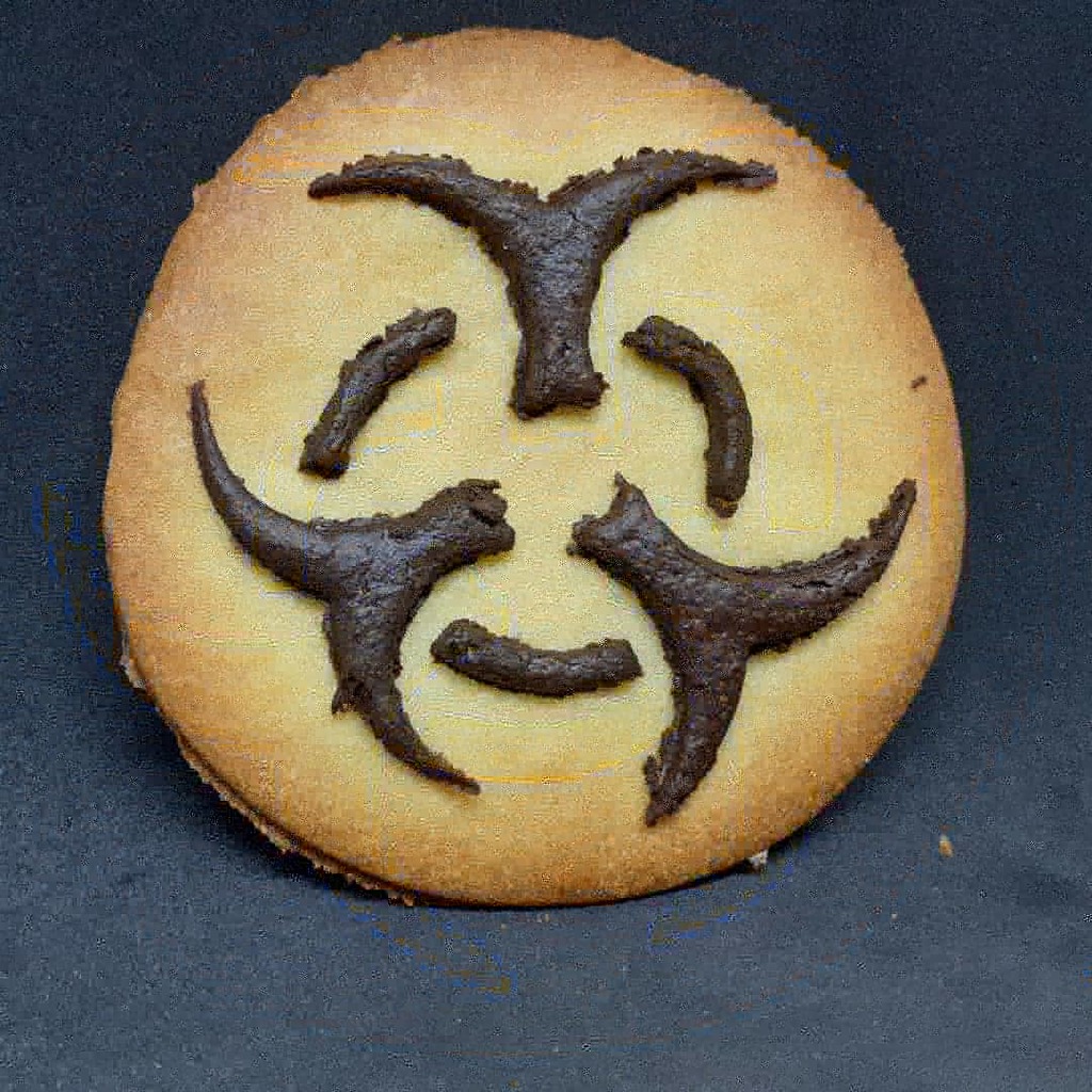 Biohazard cookie cutter