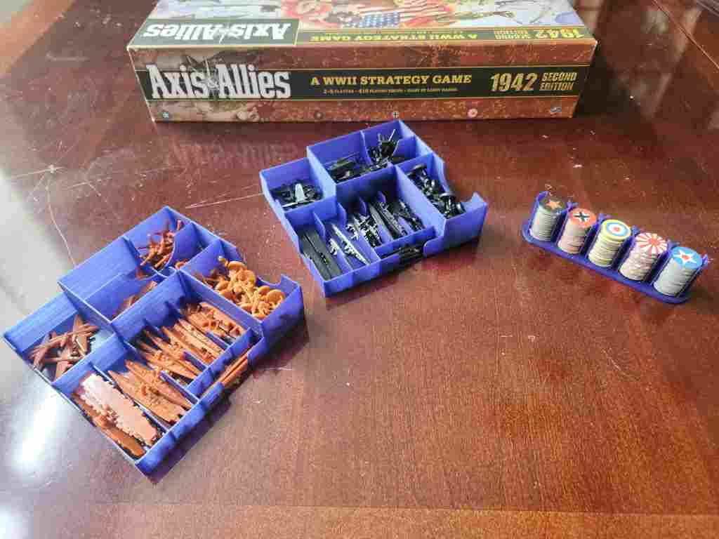 Axis and Allies 1942 Piece Organizers