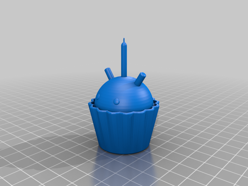 Android Cupcake - Fun Storage Box (3 pieces)