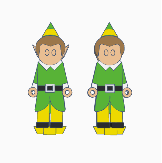 Flatminis Continued - Buddy the Elf