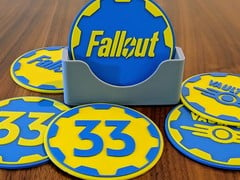 Fallout TV show inspired coasters