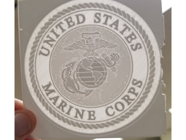 Us Marine Corps Lithophane