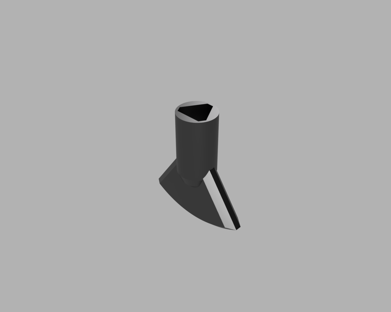 9mm Triangular key