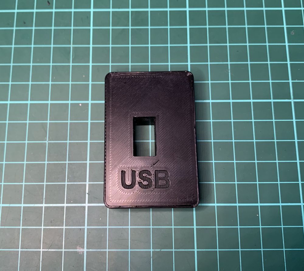 WRX STI USB Plate