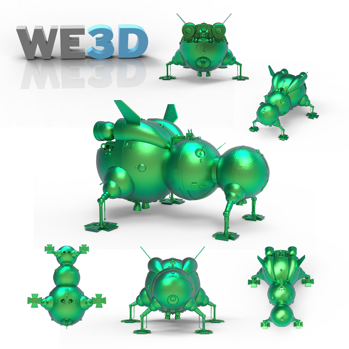 Red Dwarf - Starbug Ship Model