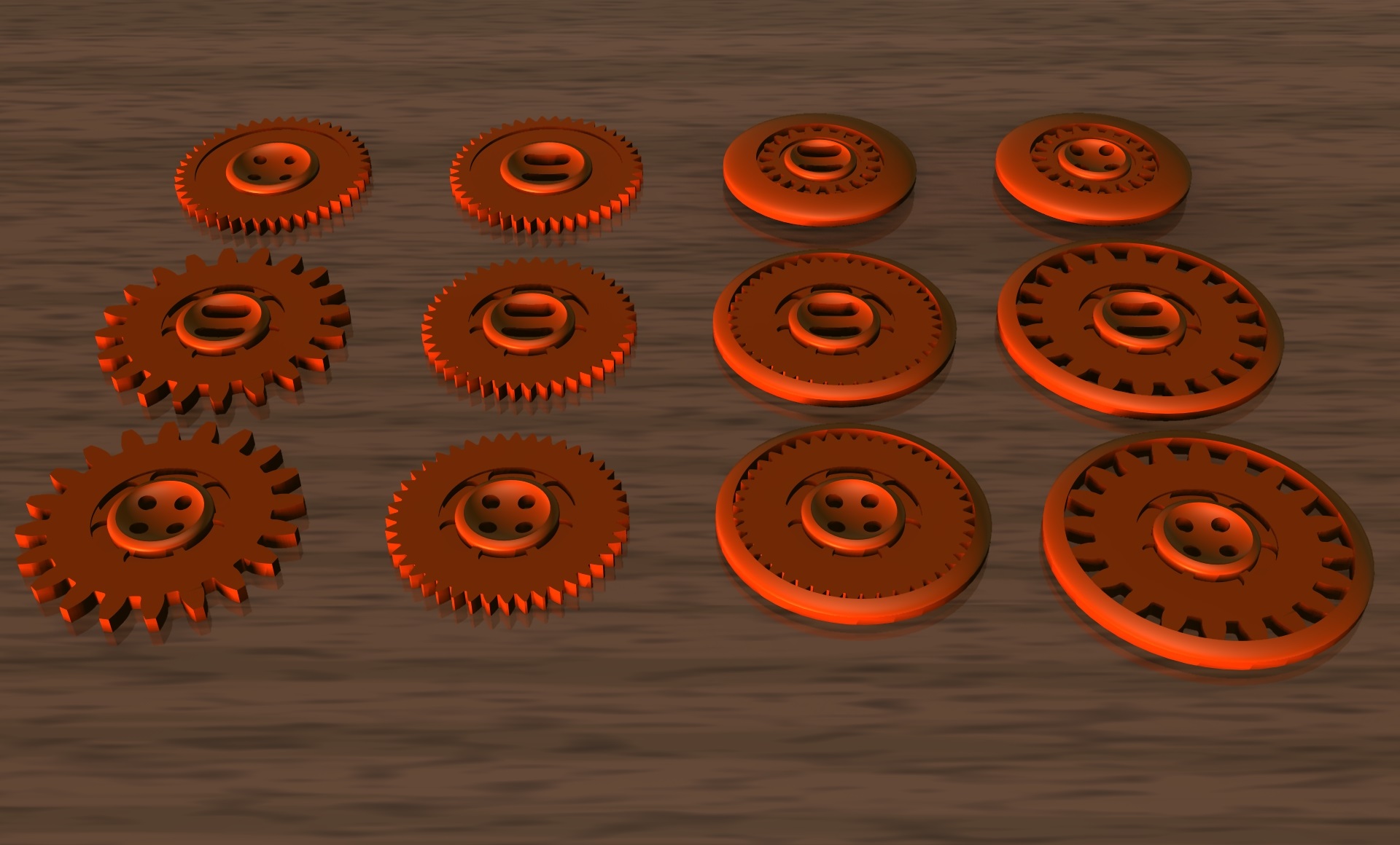 BUTToN GEAR Blanks