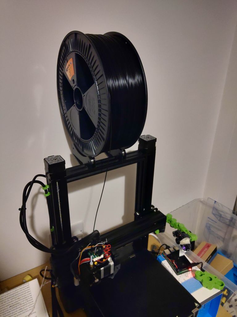 Bearing Spool Holder for 4020 V-Slot Extrusion (Remix for creality CP-01)