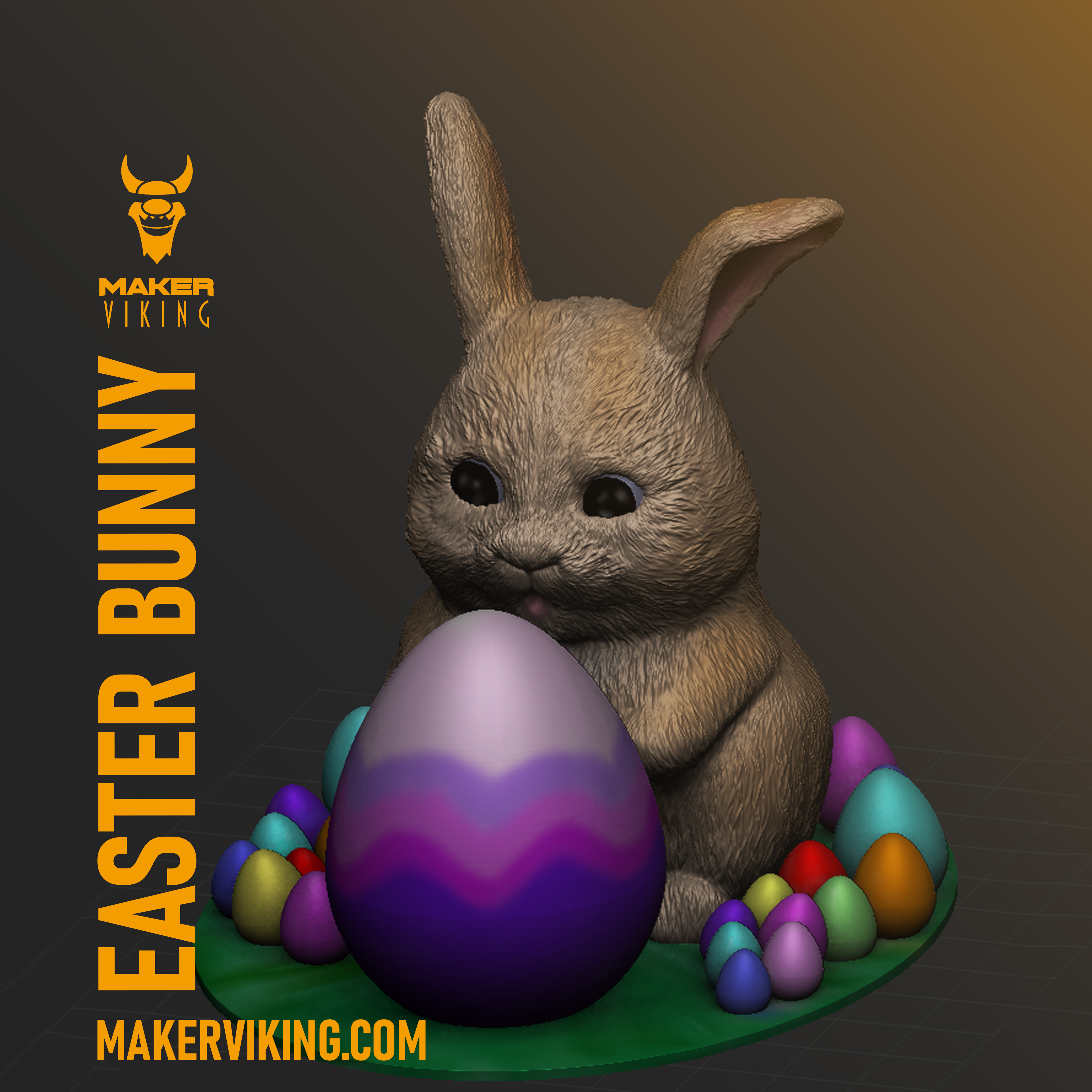 Easter Bunny with openable egg