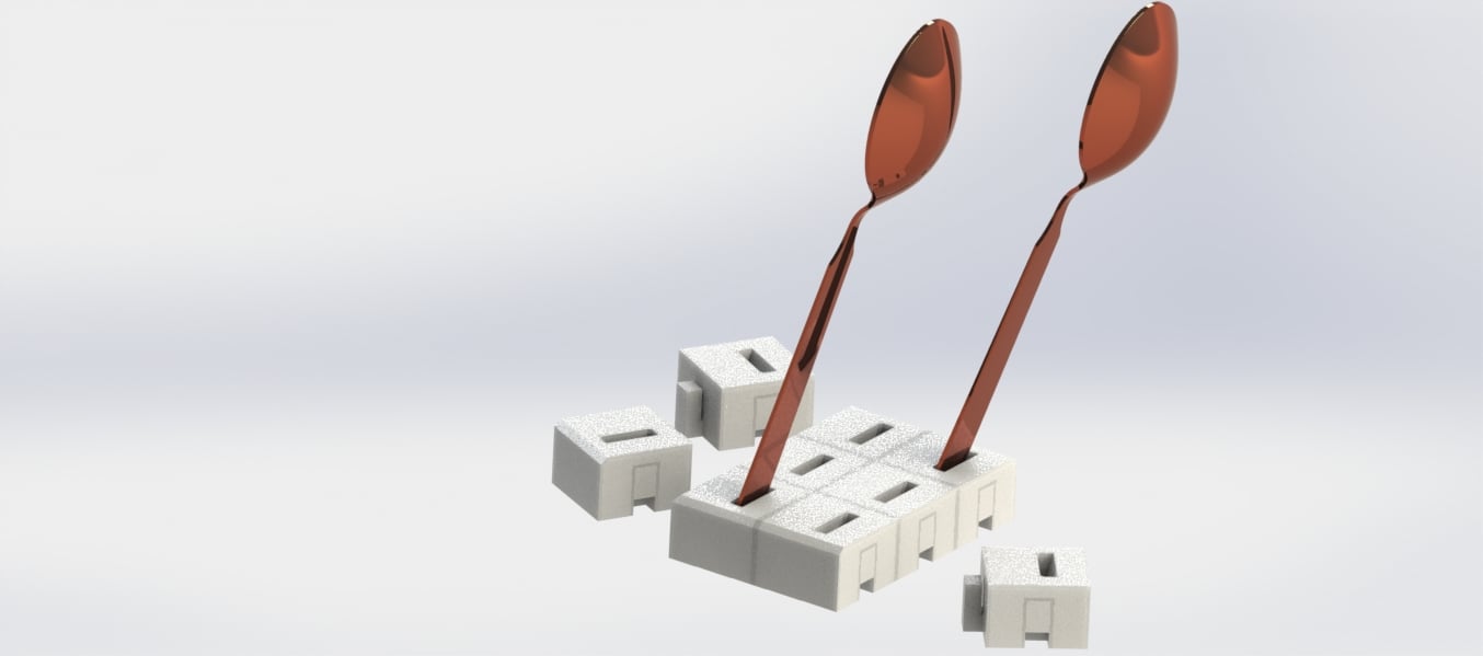 customizable spoon holder