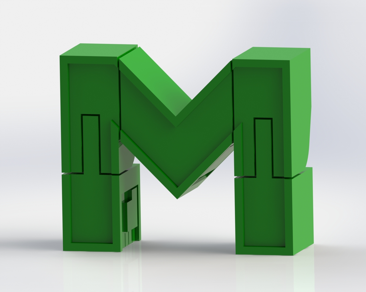 Alphabet Robot - M