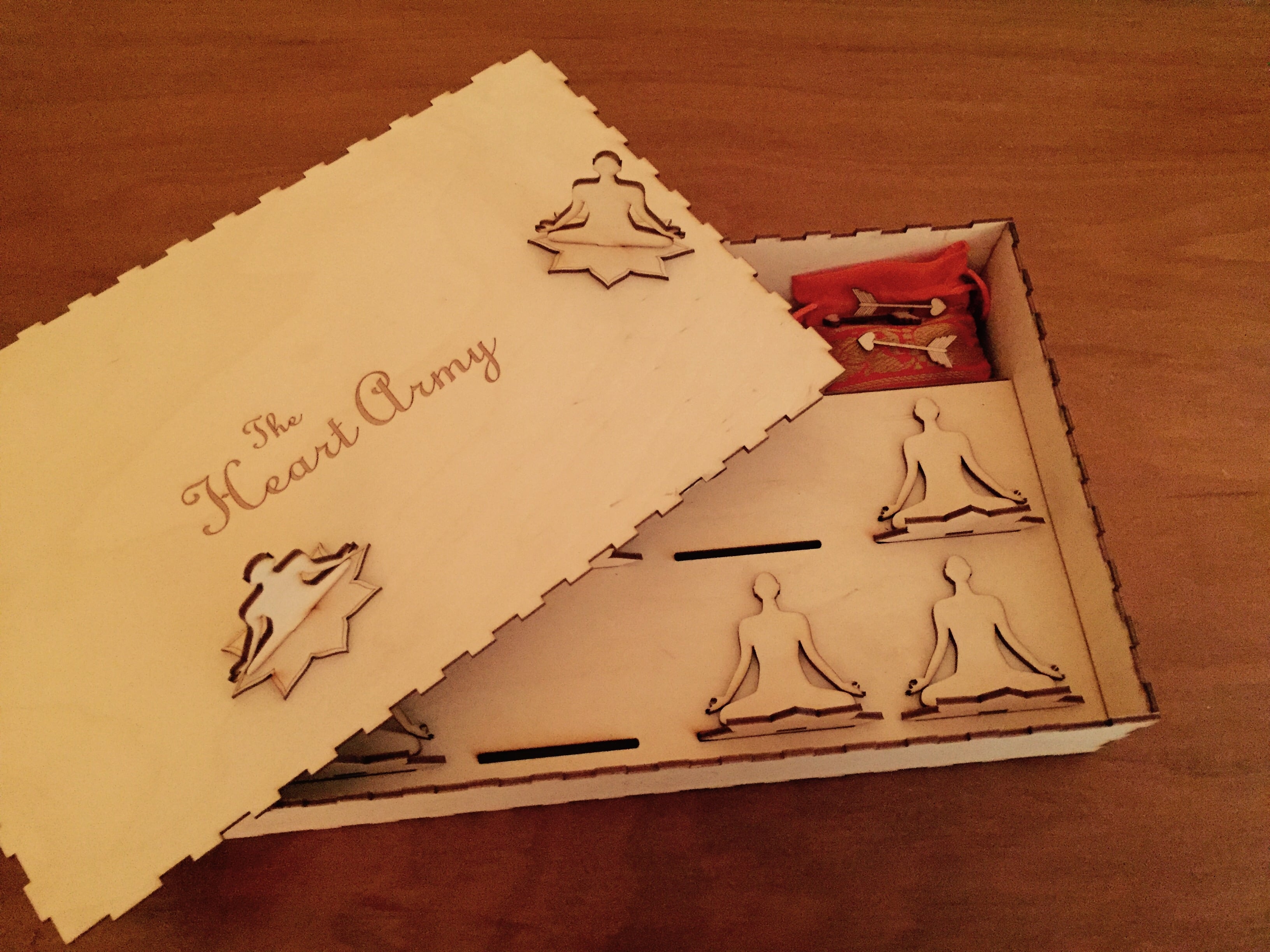 The Heart Army - Laser Cut Meditators, Heart Arrows, Heart Bombs, Box