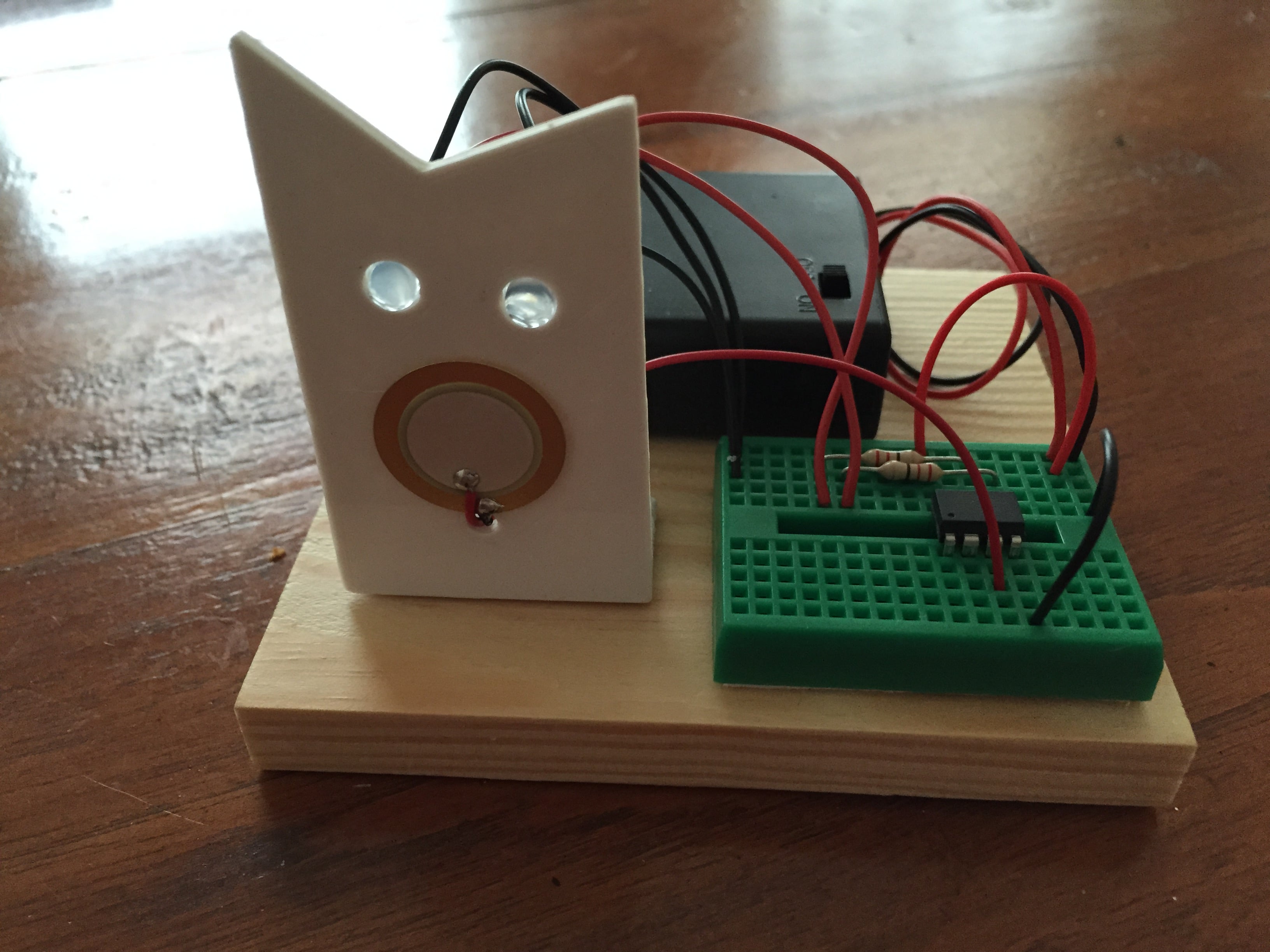 Interactive Tiny Ghost Figure
