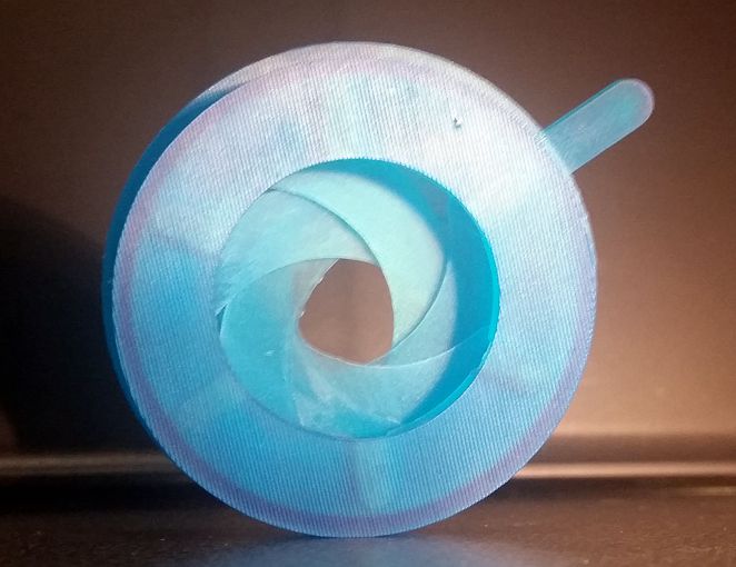 Iris Diaphragm for Steampunk Goggles Redux