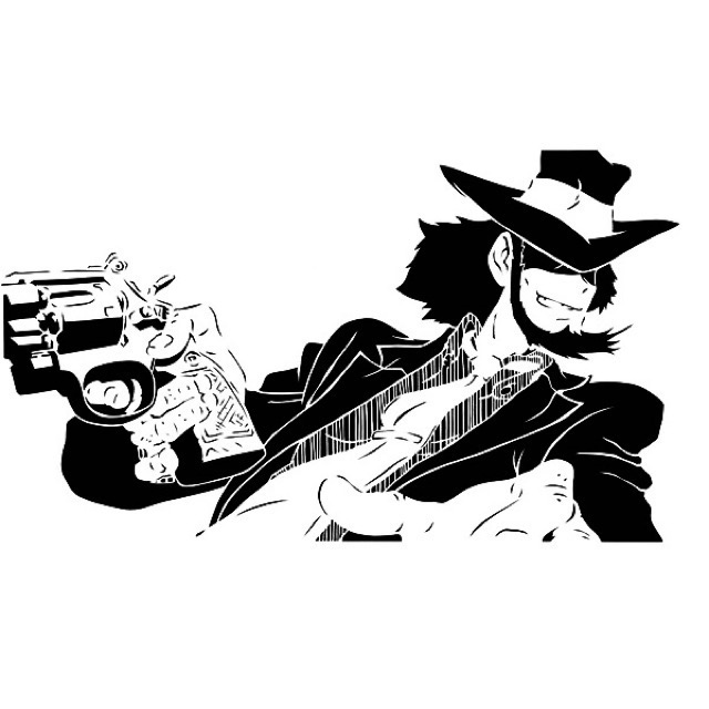 Daisuke Jigen stencil