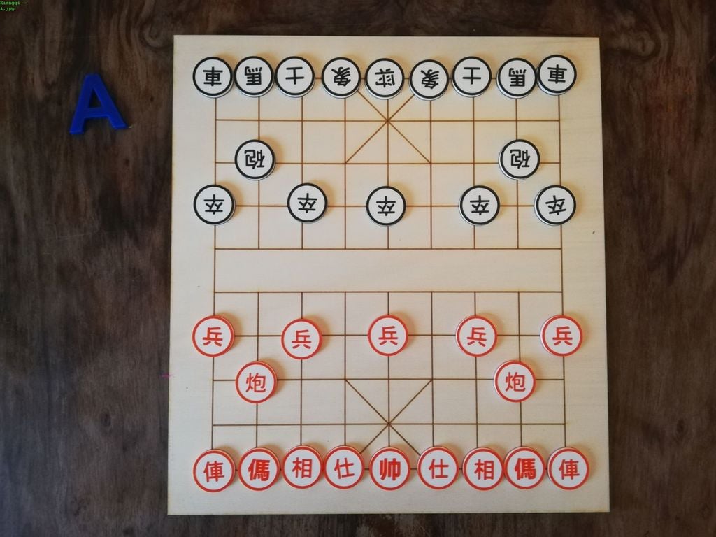 Xiangqi - Double sided Chinese Traditional / Western set
