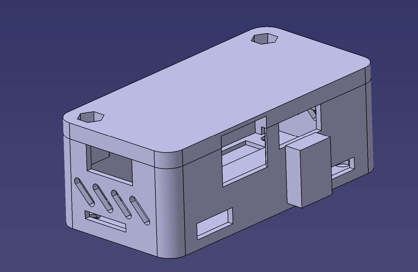 Raspberry Pi Zero + Ethernet / USB hat case (Pihole)
