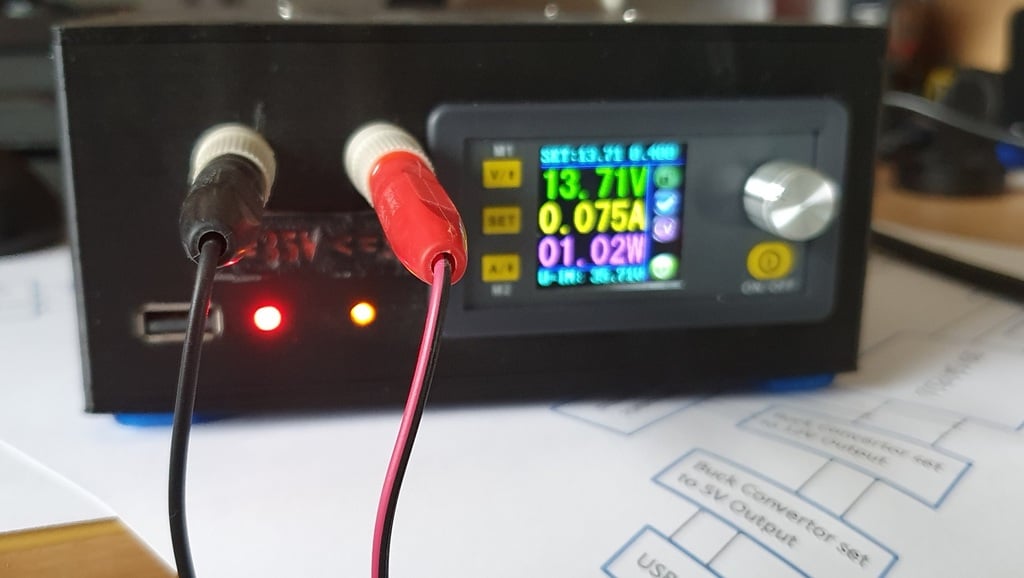 Programmable Power Supply 0-34V & 0-5A with Temperature Controlled Fan