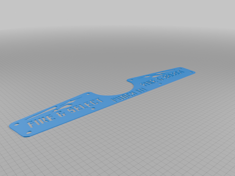 Fire Plate Lockbar for Pinball Virtual