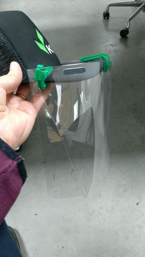 Cap Clip Face Shield