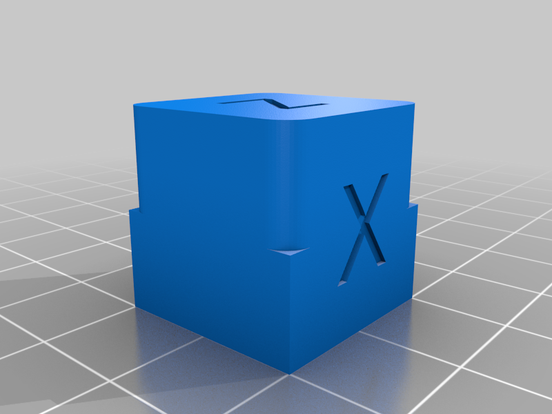Calibration cube 20x20x20