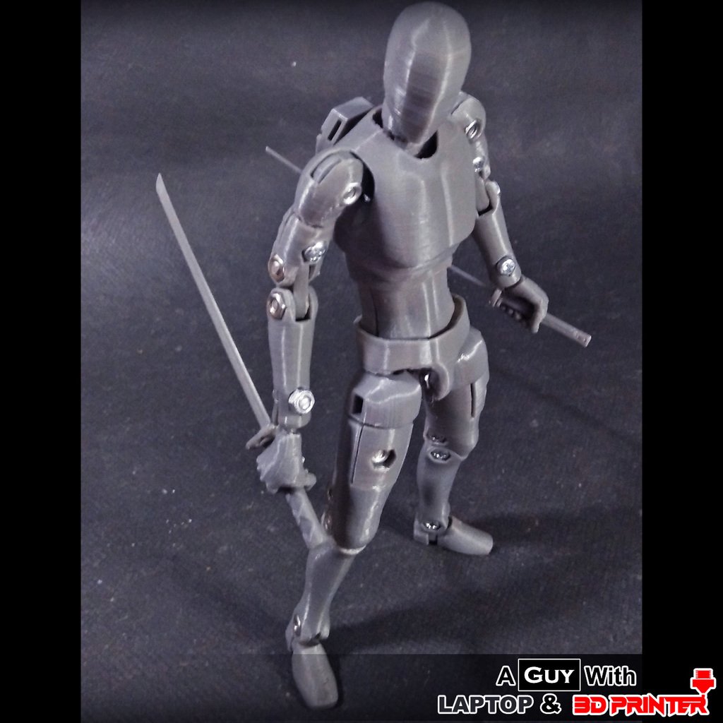 Nutbolt Reinforced Joint Action Figure A.D.A.M 0 (ARTICULATED DOLL ACTIONFIGURE MODEL 0) - NUTBOLT TYPE - ACTION FIGURE VER.04