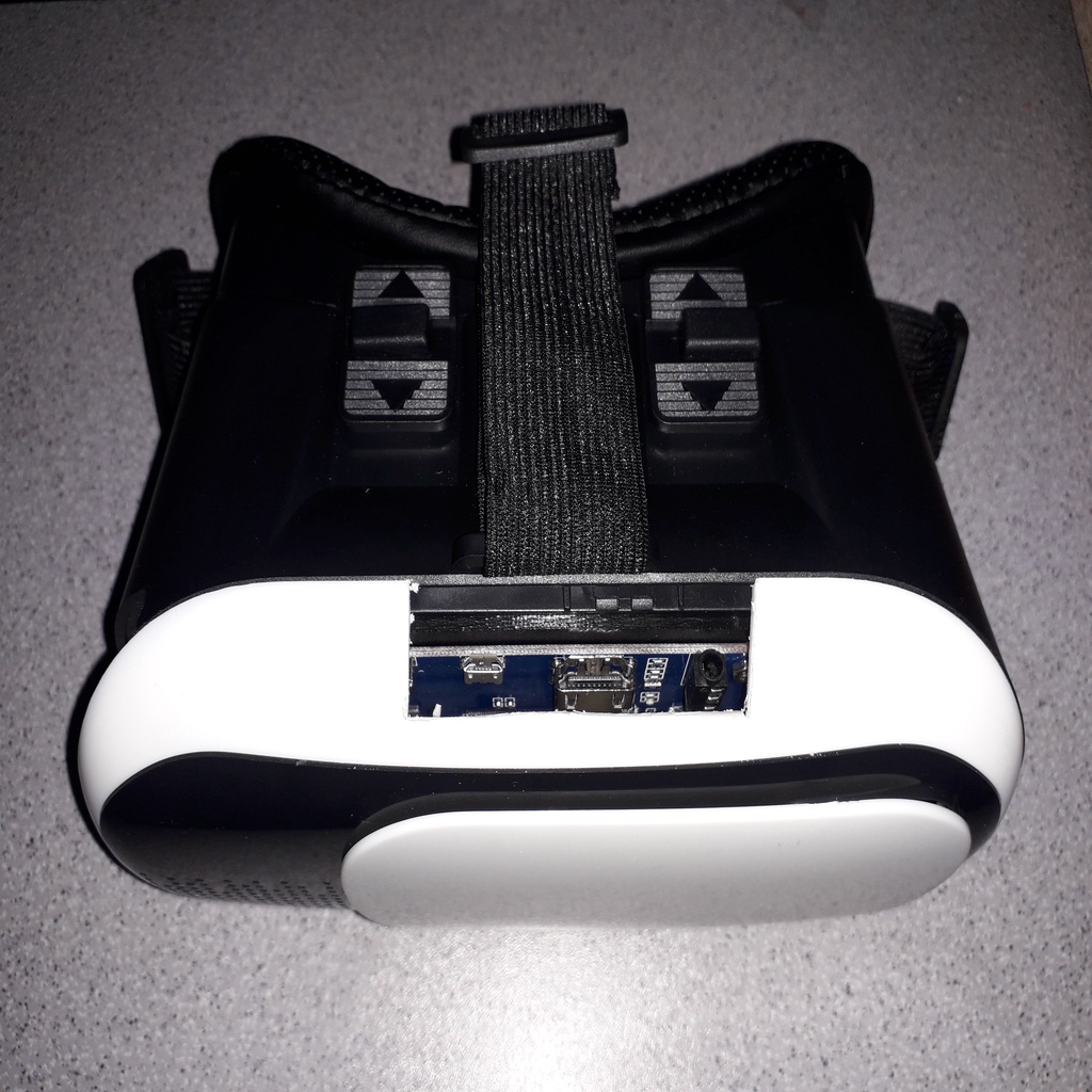 VR headset with 5 inch HDMI display