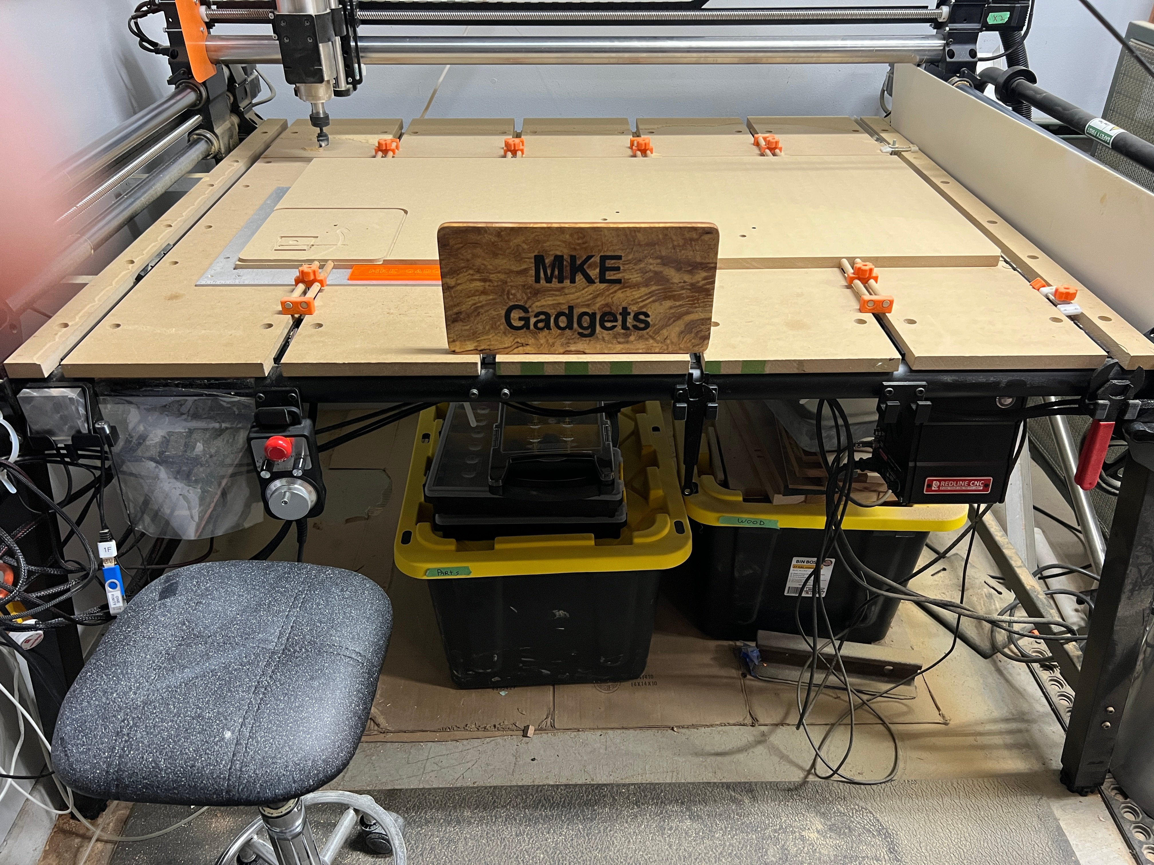 Onefinity Wrench Holders,  Masso Pendant, Touch Probe Caddy Upgrade