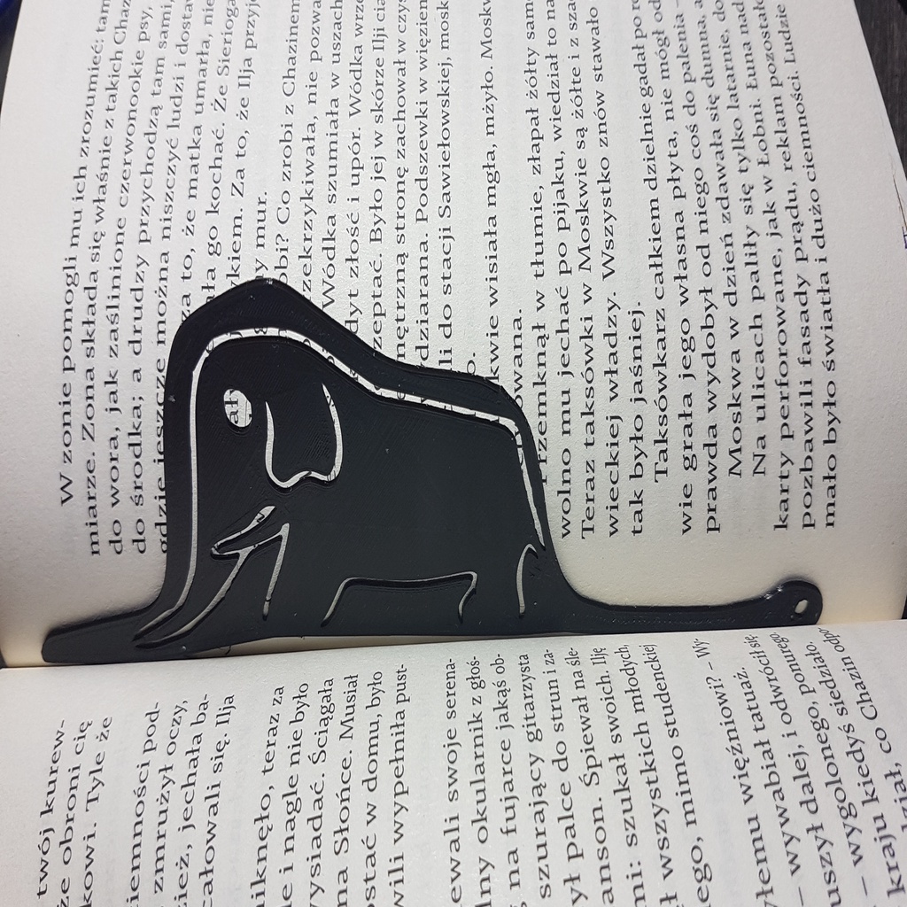 bookmark-boa constrictor who has swallowed an elephant 'Little Prince