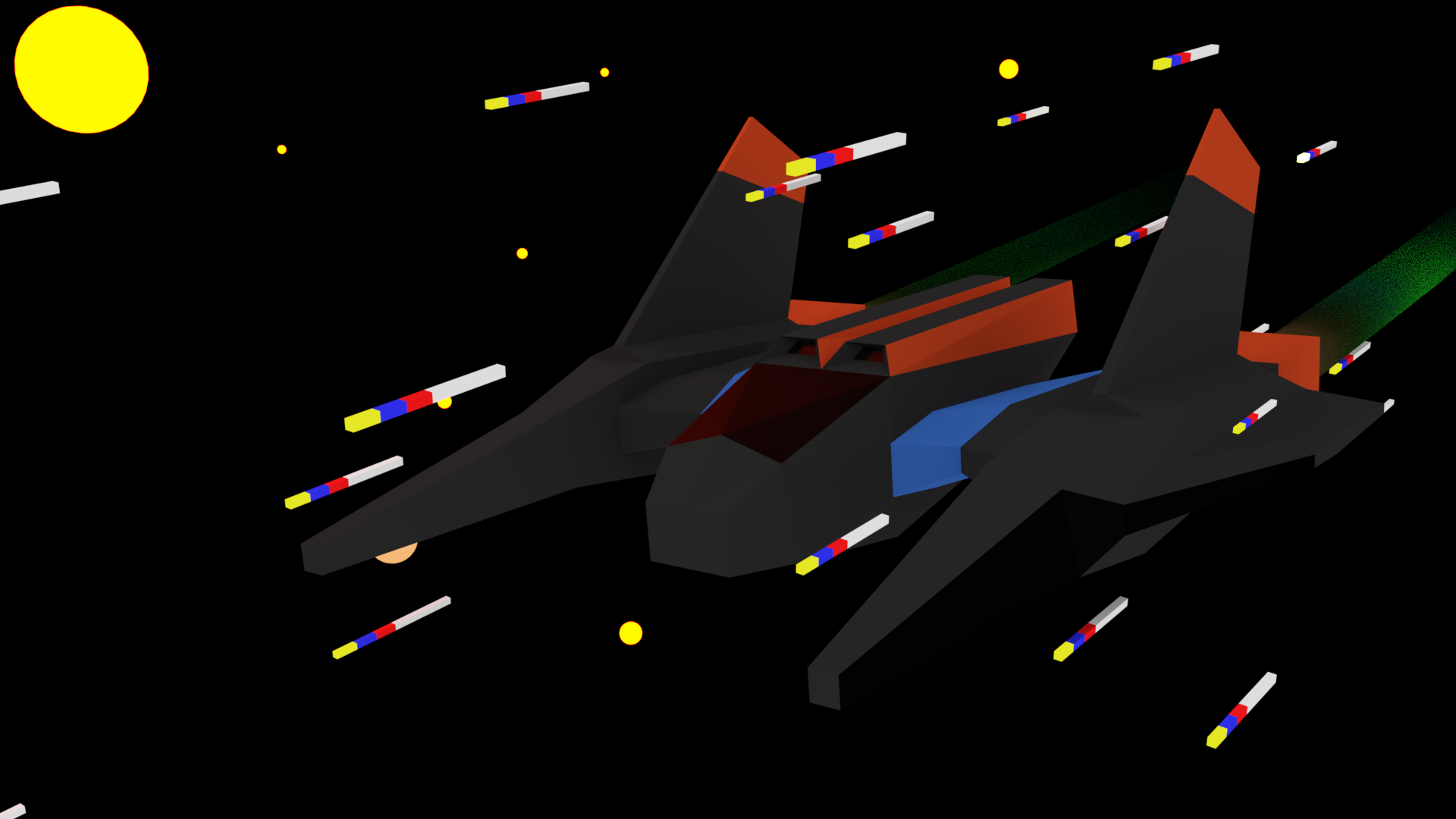 Lo-Poly Space Ship