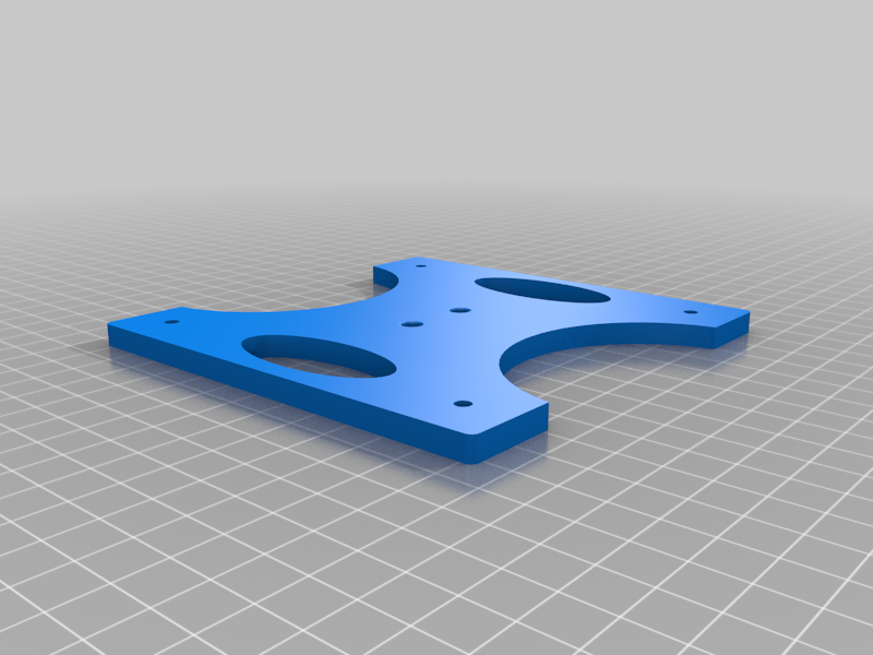 Reduced filament vesa mount with separate spacers