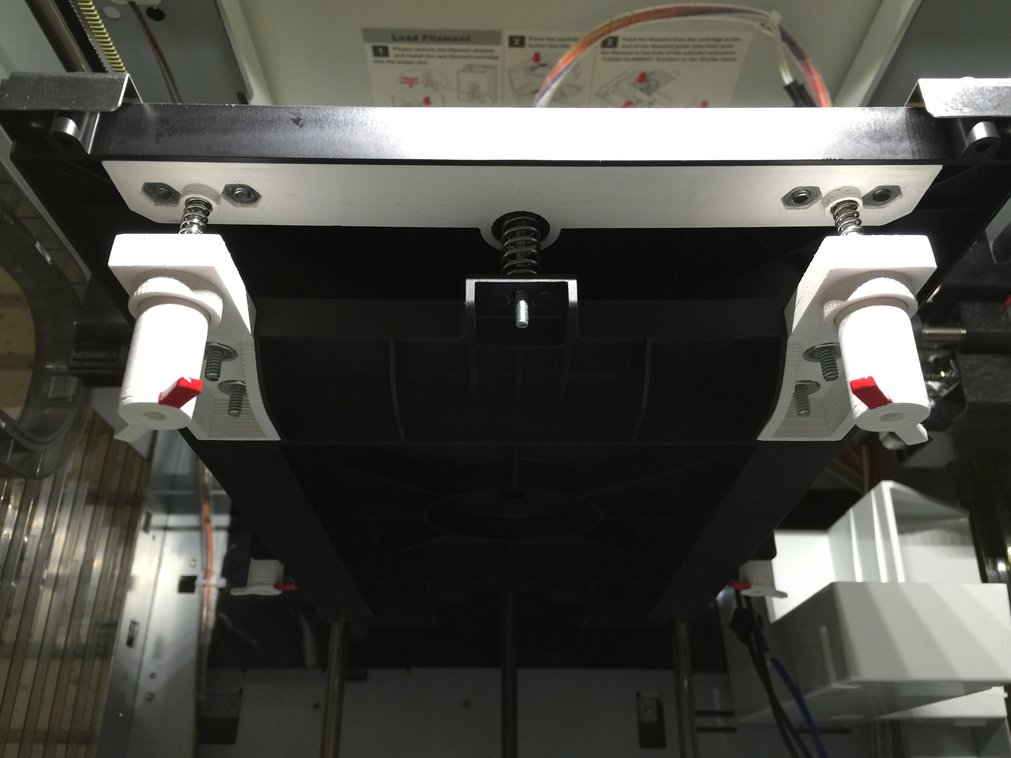Da Vinchi 1.0 bed leveling mod. 4 corner adjustment.