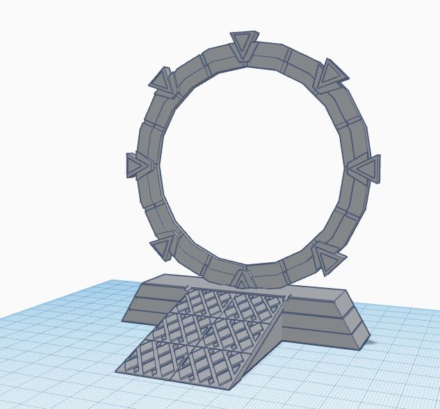 SciFi Terrain Portal Not a Stargate for Tabletop Miniatures Gaming