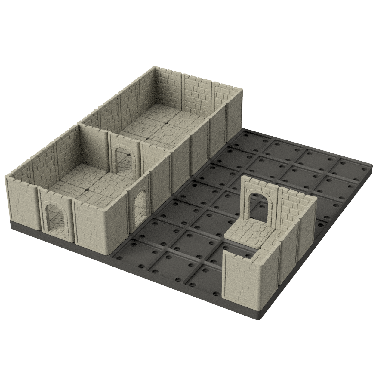 Gridfinity Dungeon Kit for Tabletop RPGs - Modular Building System