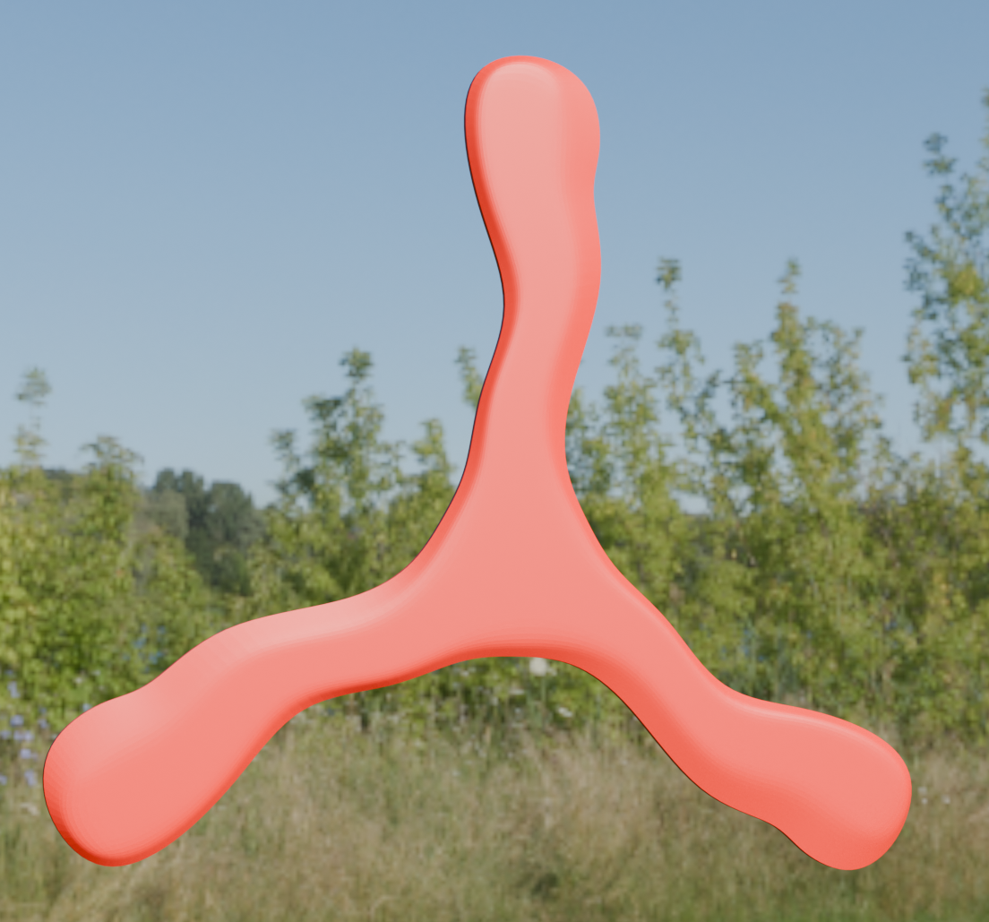 Another Running Man Boomerang