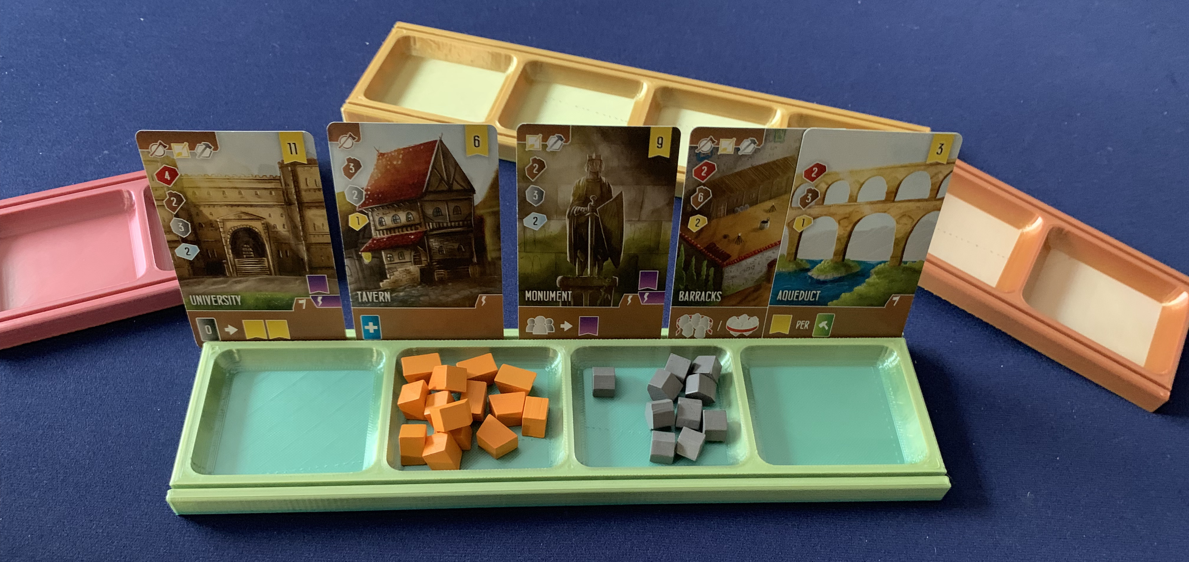 Card Holder with Component Storage
