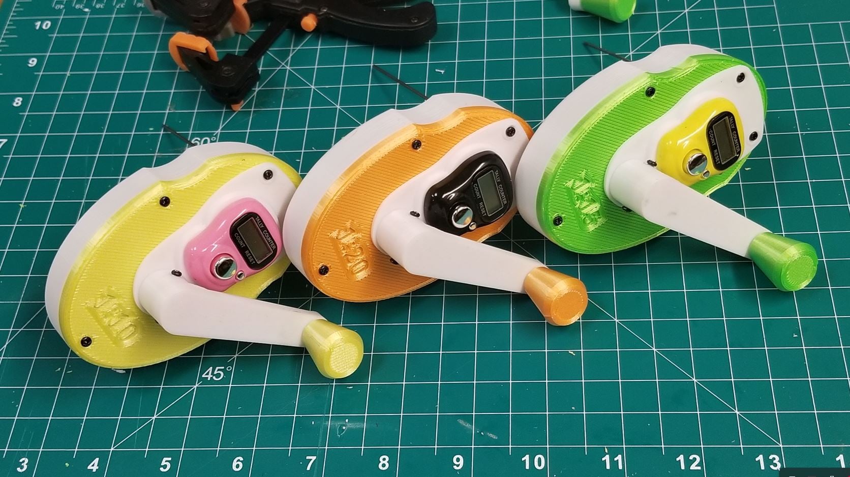 Indoor Free Flight: Rubber Band Winders 1:10, 1:15, 1:20